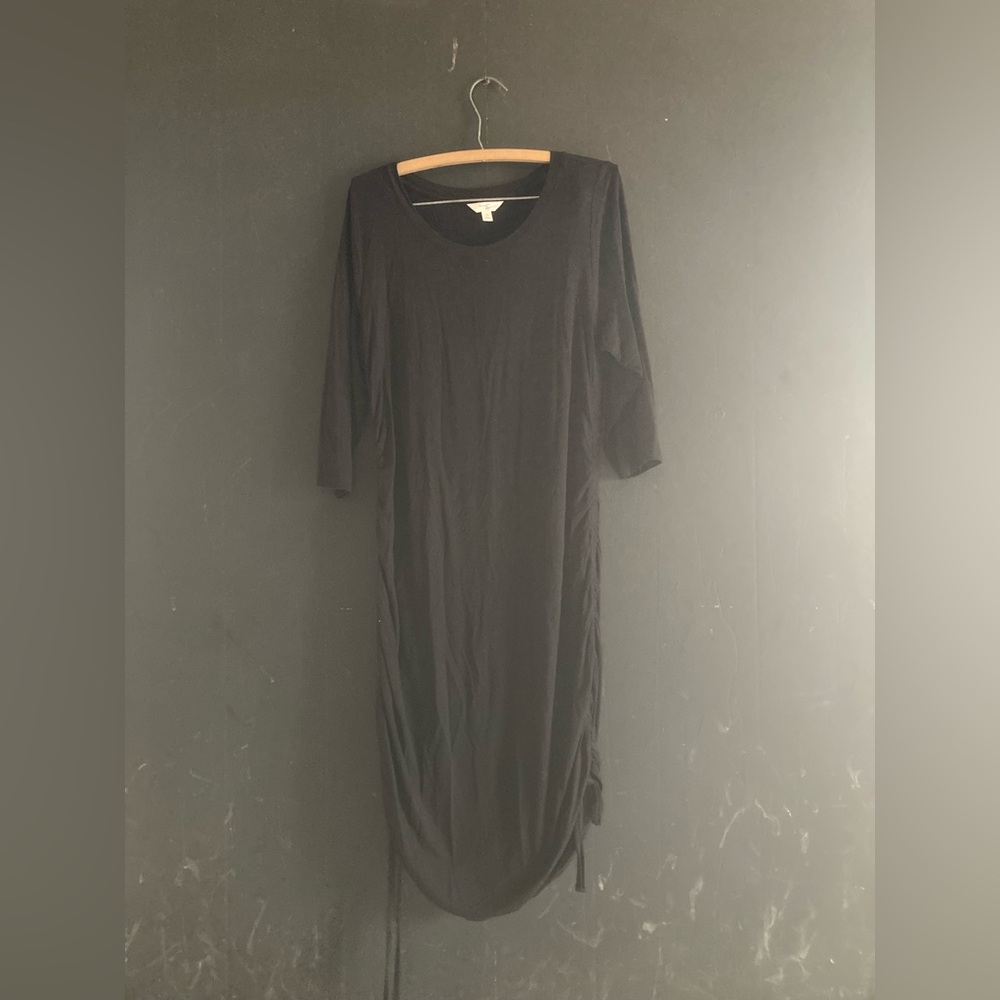 Terra & Sky Black Long Sleeve Dress